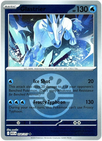 Image for Glastrier (Friend Ball) (054/217) (ME: Ascended Heroes) - Pokemon