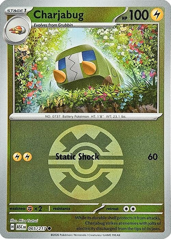 Image for Charjabug (Quick Ball) (065/217) (ME: Ascended Heroes) - Pokemon