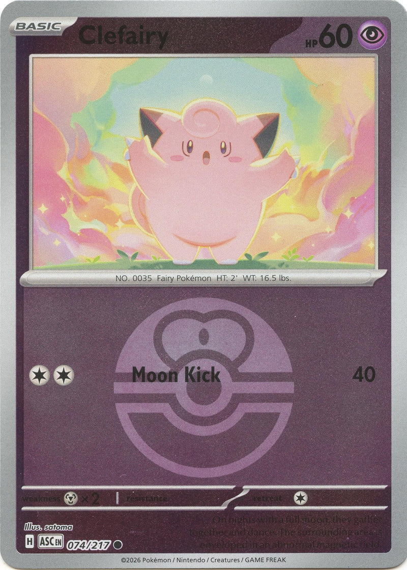 Image for Clefairy (Love Ball) (074/217) (ME: Ascended Heroes) - Pokemon