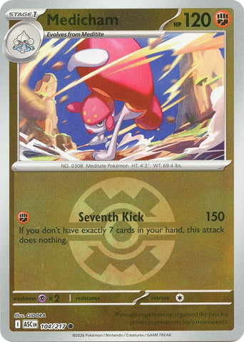 Image for Medicham - 104/217 (Quick Ball) (104/217) (ME: Ascended Heroes) - Pokemon