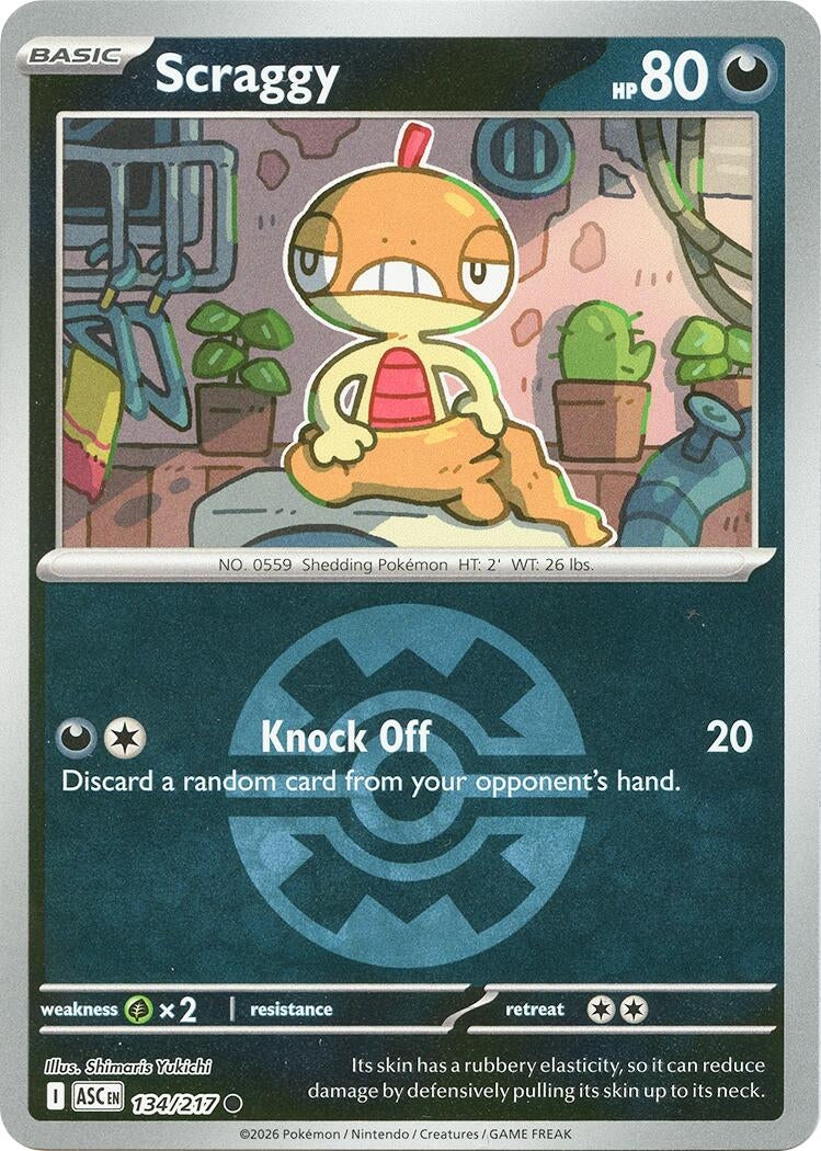 Image for Scraggy (Quick Ball) (134/217) (ME: Ascended Heroes) - Pokemon