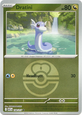 Image for Dratini (Love Ball) (150/217) (ME: Ascended Heroes) - Pokemon