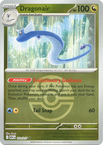 Image for Dragonair (Love Ball) (151/217) (ME: Ascended Heroes) - Pokemon