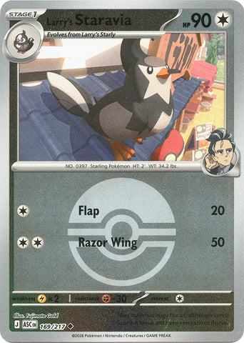 Image for Larry's Staravia (Poke Ball) (169/217) (ME: Ascended Heroes) - Pokemon