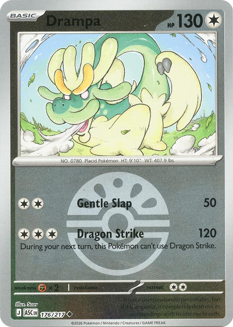 Image for Drampa (Friend Ball) (176/217) (ME: Ascended Heroes) - Pokemon