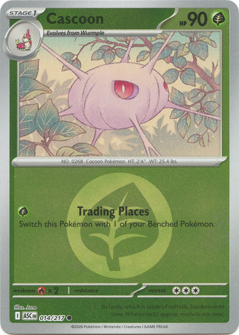 Image for Cascoon (Energy Symbol Pattern) (014/217) (ME: Ascended Heroes) - Pokemon