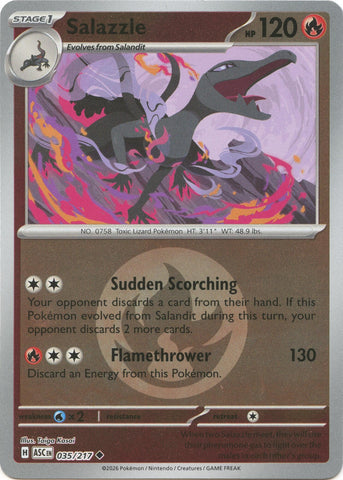 Image for Salazzle - 035/217 (Energy Symbol Pattern) (035/217) (ME: Ascended Heroes) - Pokemon