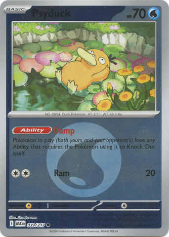 Image for Psyduck - 039/217 (Energy Symbol Pattern) (039/217) (ME: Ascended Heroes) - Pokemon