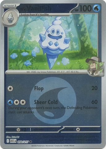 Image for N's Vanillish (Energy Symbol Pattern) (050/217) (ME: Ascended Heroes) - Pokemon