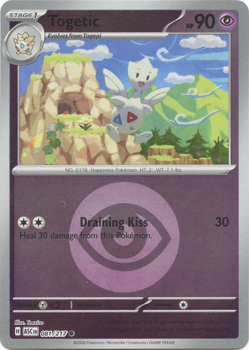 Image for Togetic (Energy Symbol Pattern) (081/217) (ME: Ascended Heroes) - Pokemon