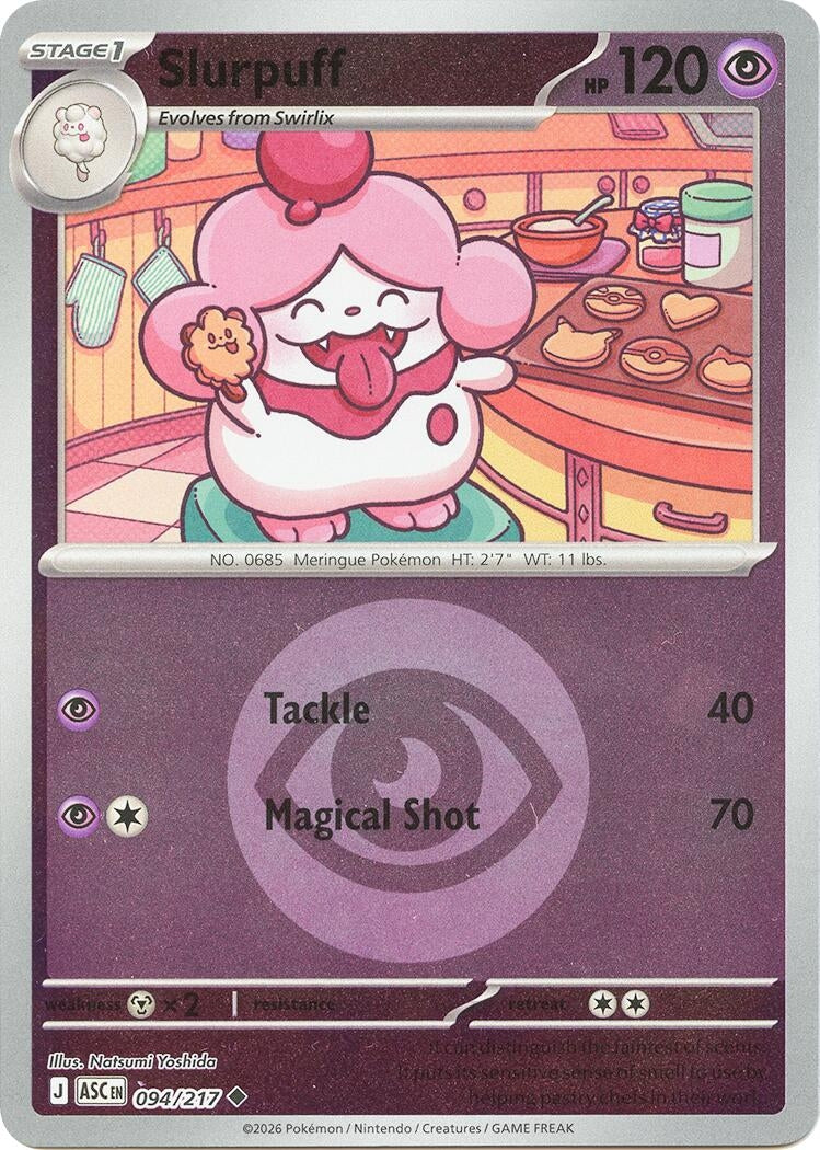 Image for Slurpuff - 094/217 (Energy Symbol Pattern) (094/217) (ME: Ascended Heroes) - Pokemon