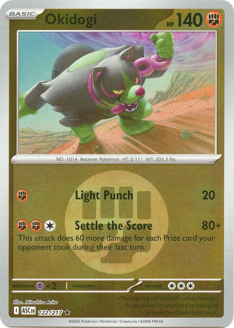 Image for Okidogi (Energy Symbol Pattern) (122/217) (ME: Ascended Heroes) - Pokemon