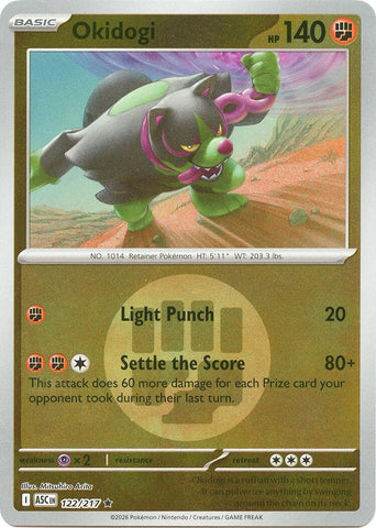Image for Okidogi (Energy Symbol Pattern) (122/217) (ME: Ascended Heroes) - Pokemon