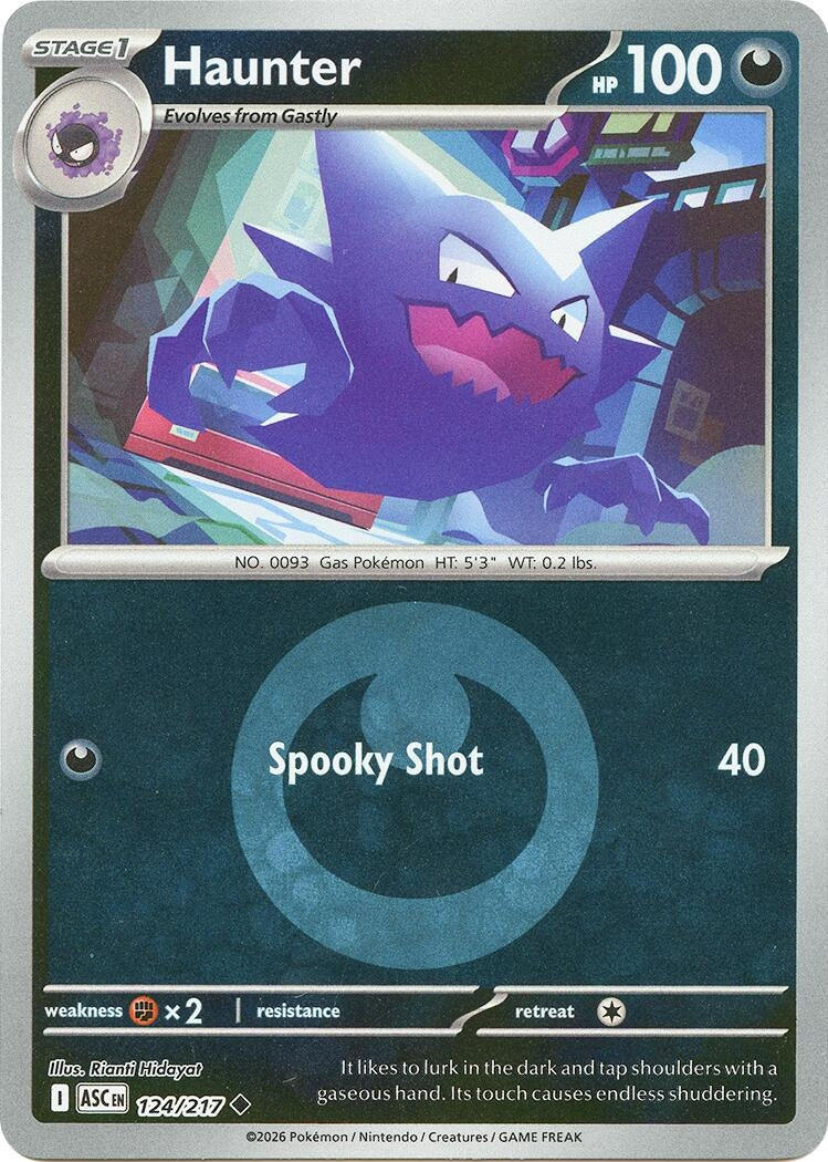 Image for Haunter (Energy Symbol Pattern) (124/217) (ME: Ascended Heroes) - Pokemon