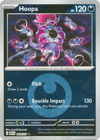 Image for Hoopa (Energy Symbol Pattern) (141/217) (ME: Ascended Heroes) - Pokemon