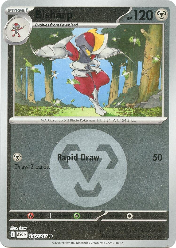 Image for Bisharp (Energy Symbol Pattern) (147/217) (ME: Ascended Heroes) - Pokemon