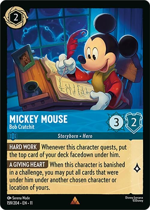 Mickey Mouse - Bob Cratchit (159/204) (Winterspell) Disney Lorcana
