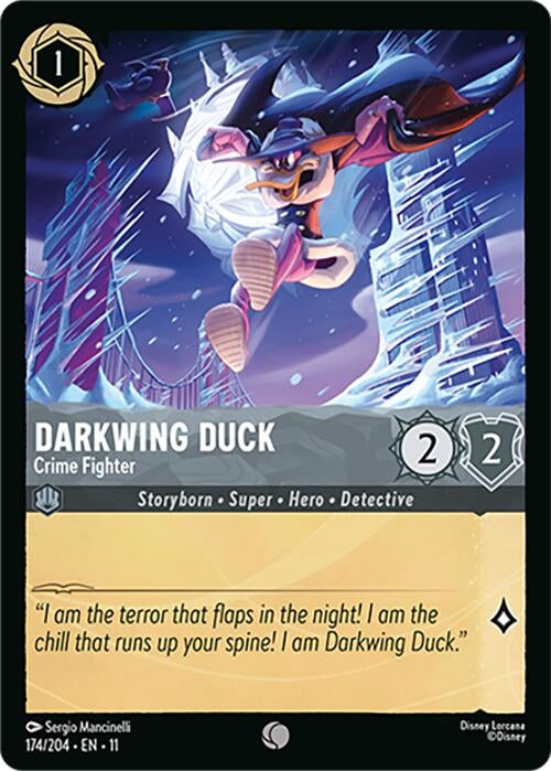 Darkwing Duck - Crime Fighter (174/204) (Winterspell) Disney Lorcana