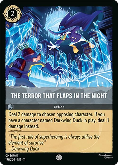 The Terror That Flaps in the Night (197/204) (Winterspell) Disney Lorcana