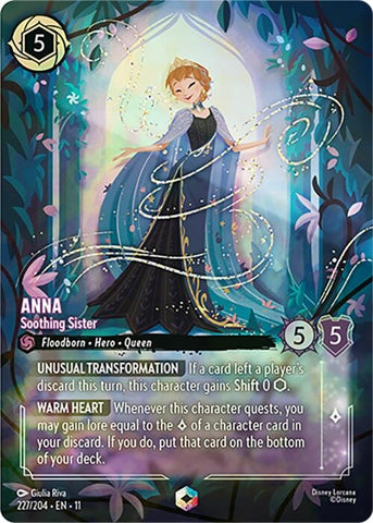 Image for Anna - Soothing Sister (Enchanted) (227/204) (Winterspell) (11) - Disney Lorcana