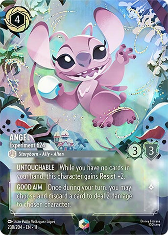 Image for Angel - Experiment 624 (Enchanted) (238/204) (Winterspell) (11) - Disney Lorcana