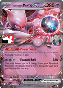 Image for Team Rocket's Mewtwo ex (081/182) (Prize Pack Series Cards) - Pokemon