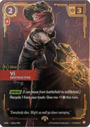 Image for Vi, Destructive (036a/298) (Riftbound Promotional Cards) (PR) - Riftbound: League of Legends Trading Card Game