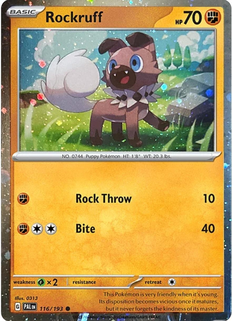 Image for Rockruff - 116/193 (Cosmos Holo) (116/193) (SV: Scarlet & Violet Promo Cards) (SVP) - Pokemon