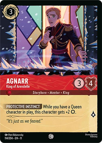 Image for Agnarr - King of Arendelle (Foil) (114/204) (Winterspell) (11) - Disney Lorcana