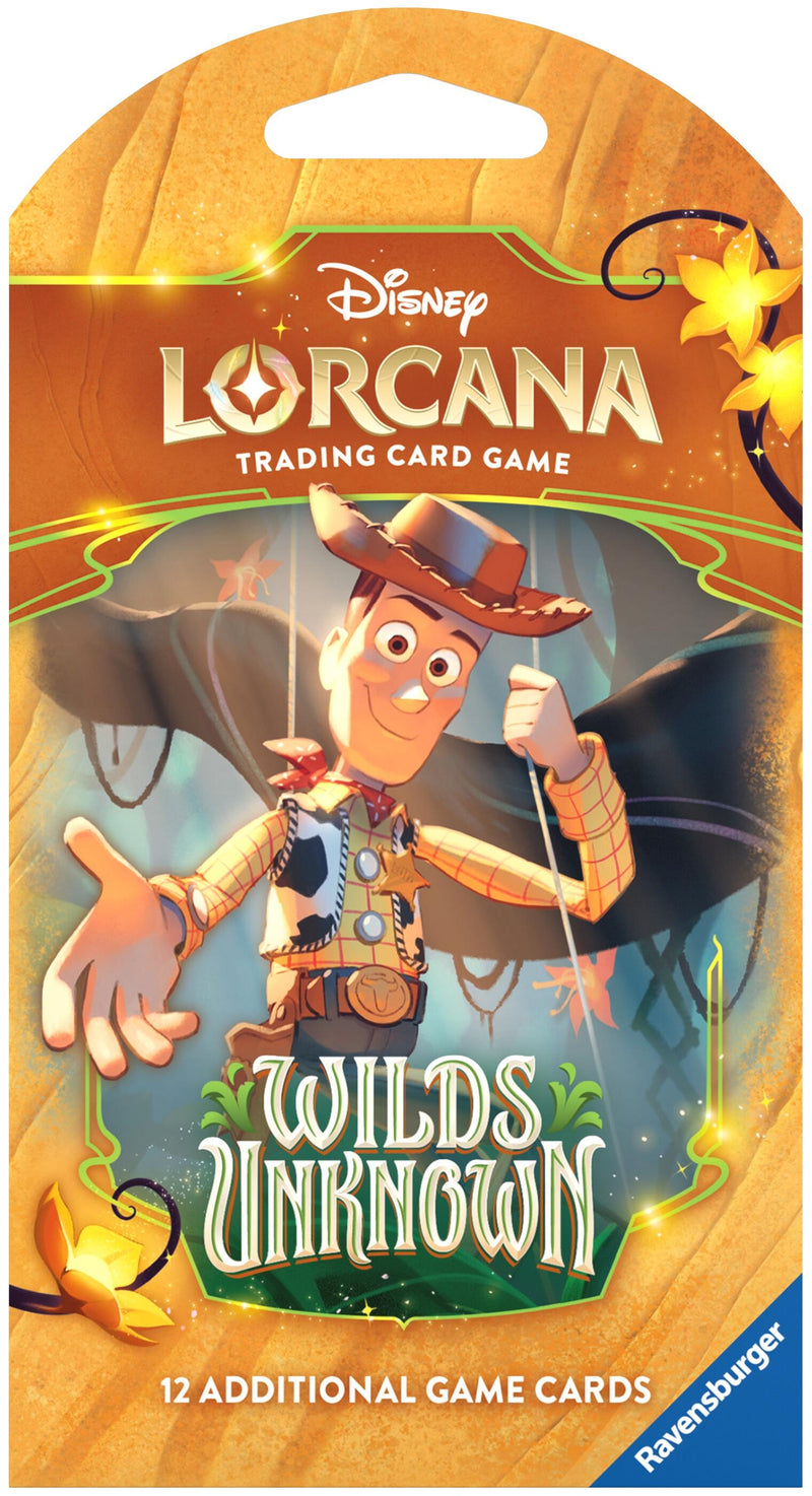 Image for Disney Lorcana: Wilds Unknown Sleeved Booster Pack - Disney Lorcana