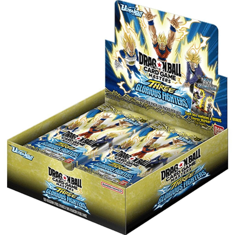 Image for Three Glorious Fighters Booster Box - Dragon Ball Super: Masters