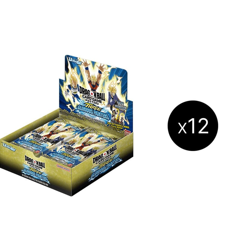 Image for Three Glorious Fighters Booster Box Case - Dragon Ball Super: Masters
