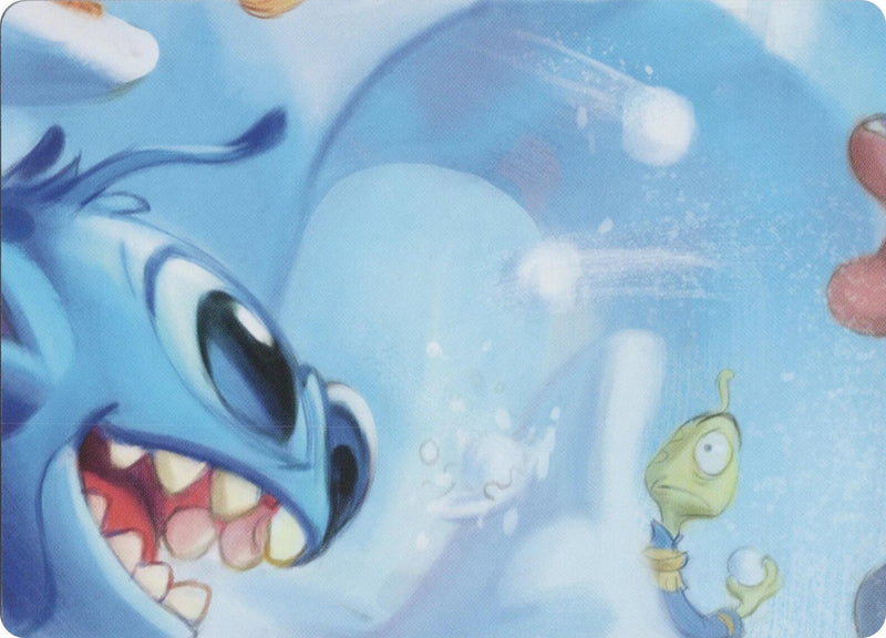 Image for Winterspell Snowball Fight Puzzle Insert (Middle Center) (Winterspell) (11) - Disney Lorcana