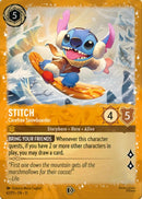 Image for Stitch - Carefree Snowboarder (42) (Disney Lorcana Promo Cards) (DLPC) - Disney Lorcana
