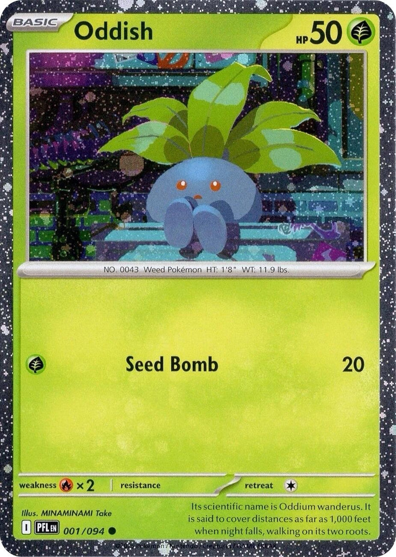 Image for Oddish (Cosmos Holo) (001/094) (Miscellaneous Cards & Products) (MCAP) - Pokemon