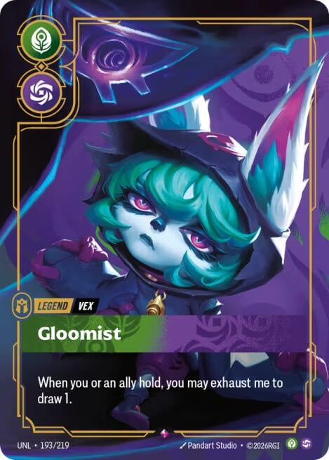 Image for Vex, Gloomist (193/219) (Unleashed) (UNL) - Riftbound: League of Legends Trading Card Game