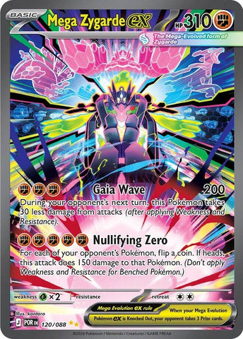Image for Mega Zygarde ex (120/088) (ME03: Perfect Order) - Pokemon