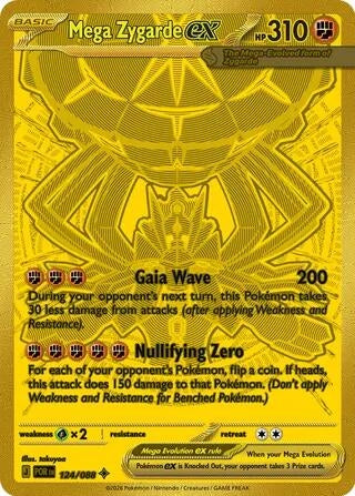 Image for Mega Zygarde ex (124/088) (ME03: Perfect Order) - Pokemon