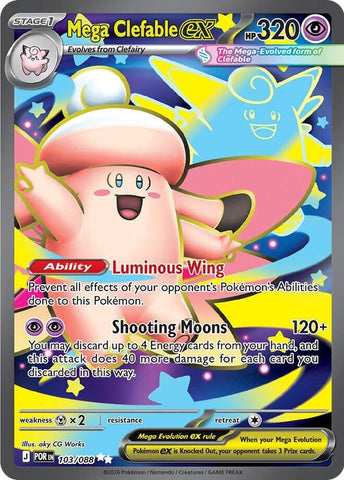 Image for Mega Clefable ex (103/088) (ME03: Perfect Order) - Pokemon
