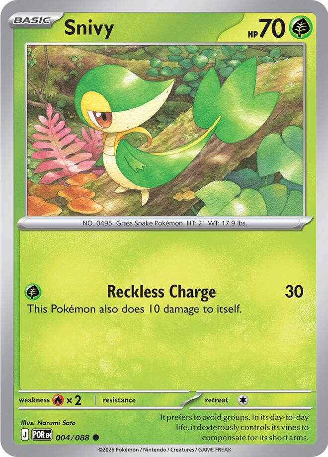 Image for Snivy (004/088) (ME03: Perfect Order) - Pokemon