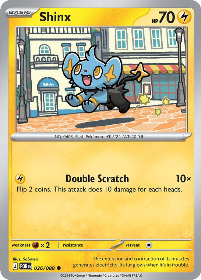 Image for Shinx (026/088) (ME03: Perfect Order) - Pokemon