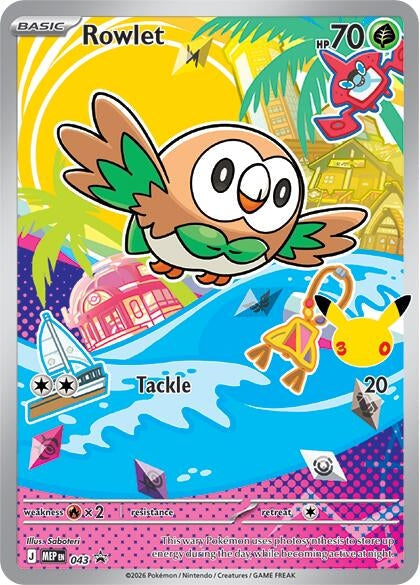 Rowlet - 043 (043) (ME: Mega Evolution Promo) Pokemon