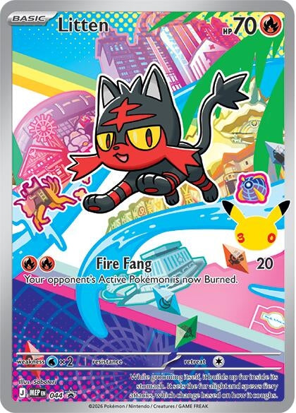 Image for Litten - 044 (044) (ME: Mega Evolution Promo) (MEP) - Pokemon