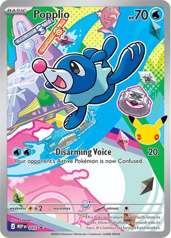 Popplio - 045 (045) (ME: Mega Evolution Promo) Pokemon