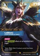 Image for LeBlanc, Everywhere At Once (Alternate Art) (090a/219) (Unleashed) (UNL) - Riftbound: League of Legends Trading Card Game
