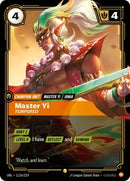 Image for Master Yi, Tempered (Alternate Art) (113a/219) (Unleashed) (UNL) - Riftbound: League of Legends Trading Card Game