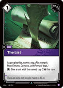 Image for The List (138/219) (Unleashed) (UNL) - Riftbound: League of Legends Trading Card Game