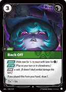 Image for Back Off (042/219) (Unleashed) (UNL) - Riftbound: League of Legends Trading Card Game