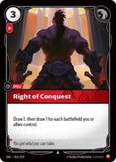 Image for Right of Conquest (015/219) (Unleashed) (UNL) - Riftbound: League of Legends Trading Card Game
