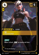 Image for Vi, Peacekeeper (Alternate Art) (176a/219) (Unleashed) (UNL) - Riftbound: League of Legends Trading Card Game